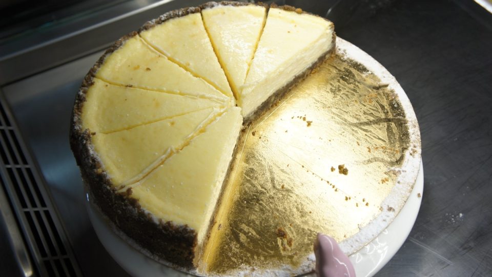 Zázvorovo-sýrový koláč