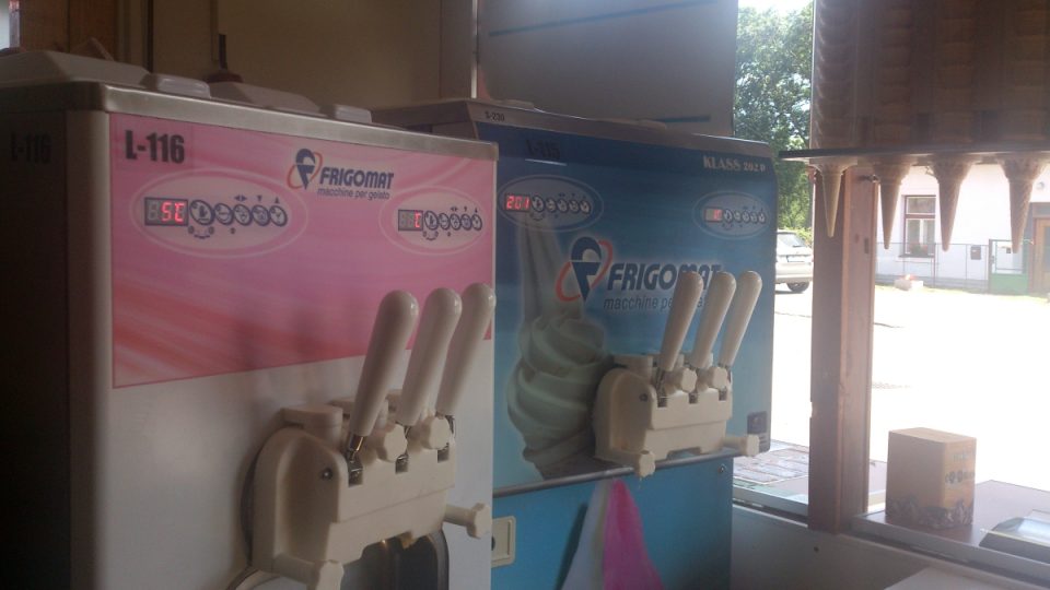 Stroje na točenou zmrzlinu