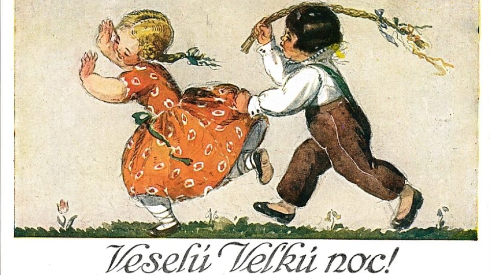 Marie Fischerová Kvěchová byla nejen oblíbenou ilustrátorkou, ale také autorkou řady pohlednic 