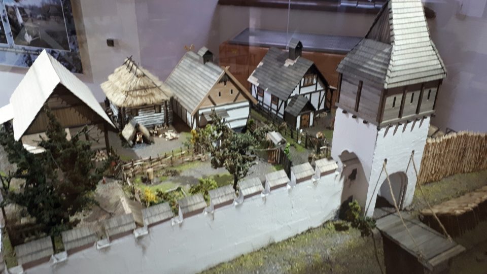 3D model klášterního městečka Sekanka
