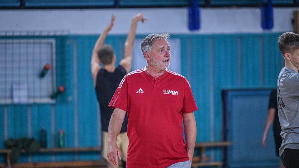 Trenér basketbalu Michal Franěk