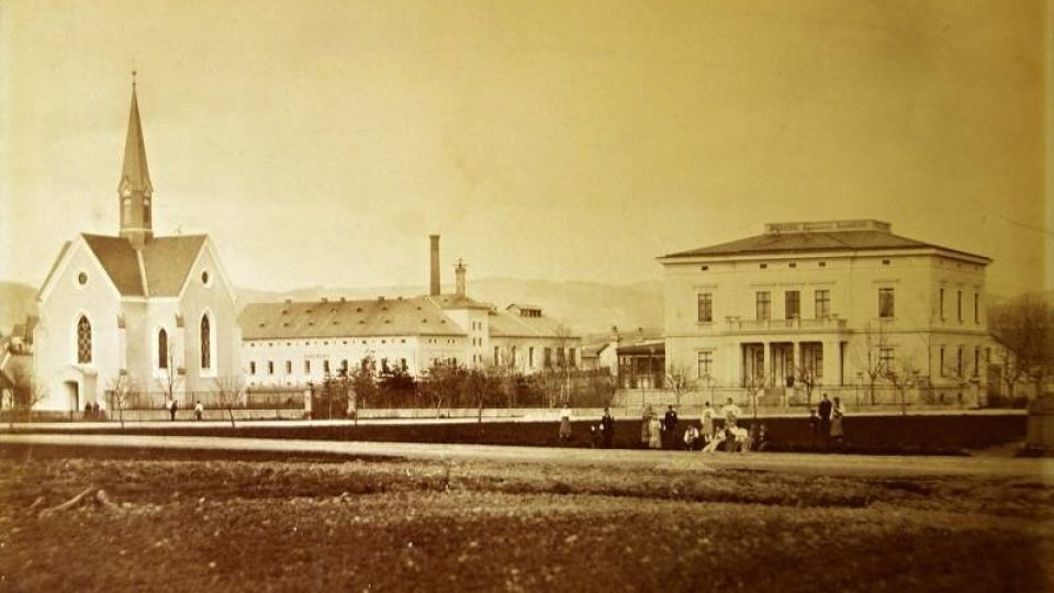 Siegelova vila cca v roce1890 - archiv MěÚ 