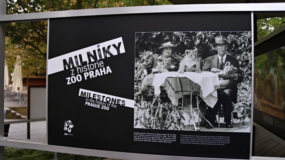 Zoo Praha oslavila 90. výročí svého založení - výstava u vzdělávacího centra