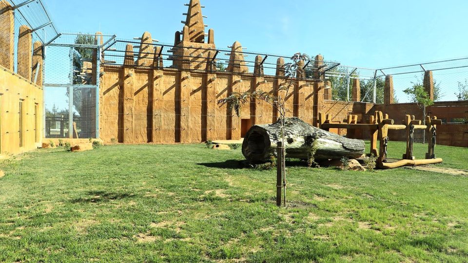 Nový pavilon lvů Zoo Chleby