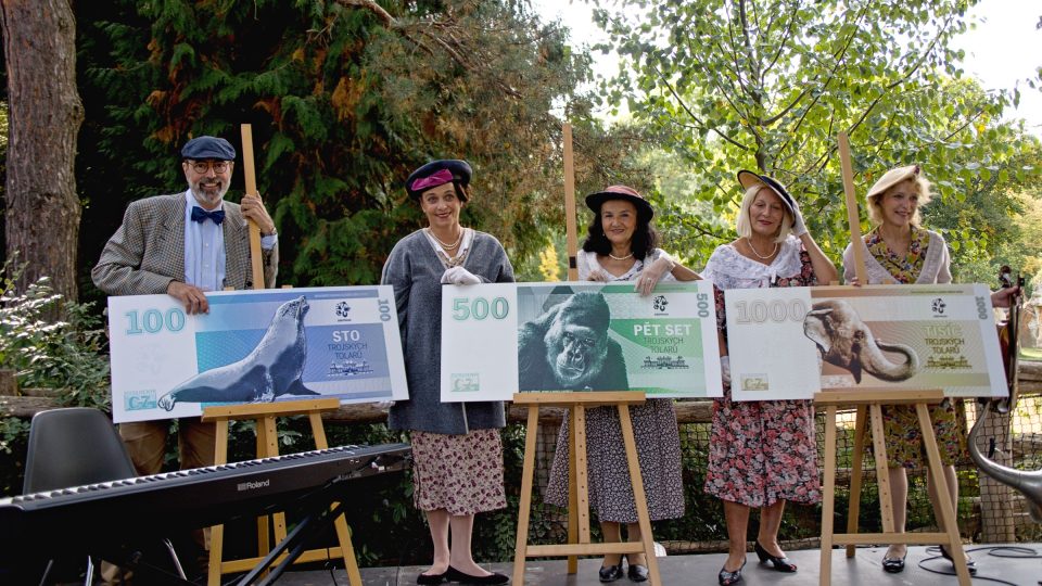 Zoo Praha oslavila 90. výročí svého založení - v rámci oslav byla také představena speciální série Trojských tolarů