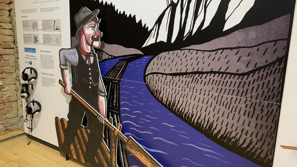 Expozice s názvem Příběh řeky Sázavy připomíná i historii vodáctví