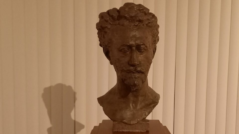 Busta Maxe Švabinského v Památníku v Kroměříži