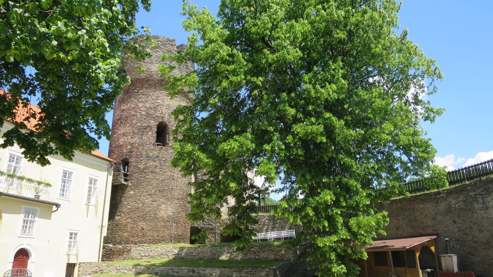 Gotická věž hradu