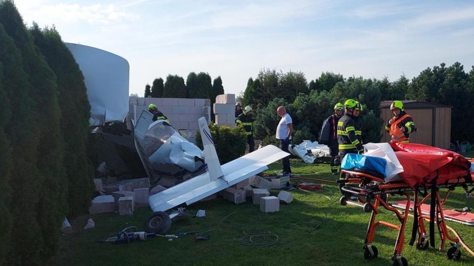 Tragická nehoda malého letadla na Berounsku