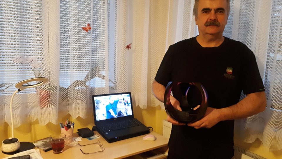 Josef Splavec s Cenou hejtmanky Středočeského kraje 2019