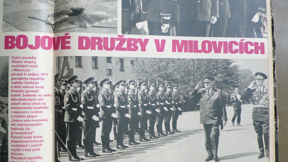 Do Milovic se vydávaly delegace z celé republiky. V květnu 1971 tady přivítali tehdejšího prezidenta republiky Ludvíka Svobodu