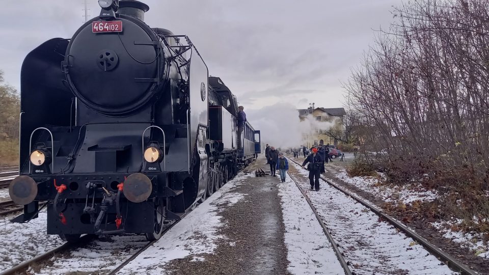 Parní lokomotiva ,Ušatá' - jízda mezi Prahou a Hostivicí