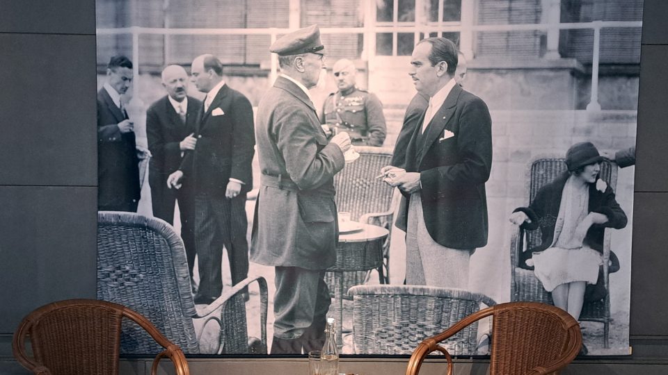 Prezidenta Masaryka navštívili na zámku v Lánech i herci Douglas Fairbanks a Mary Pickfordová