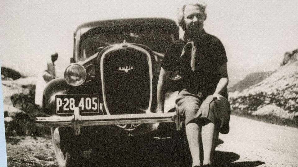 Škoda Rapid z roku 1937 -  fotografie z třicátých let