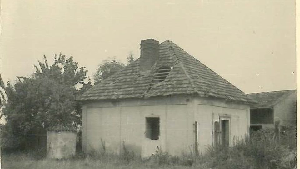 Podoba hrobnického domu v 50.letech minulého století 