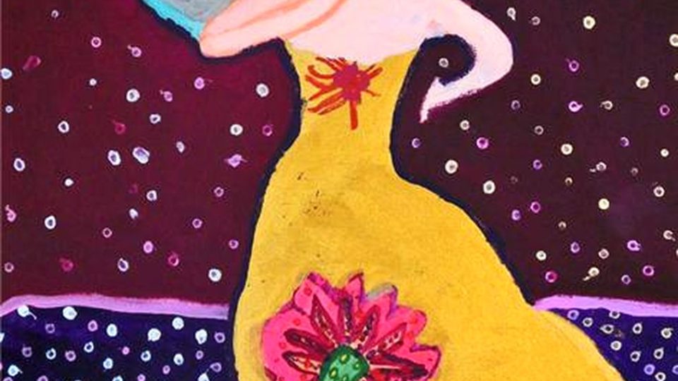 Kateřina Nedbalová - Dáma s květinou