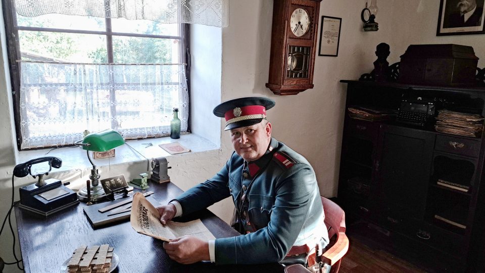 Velitel četníků Jiří Konrád je milovníkem vojenské historie