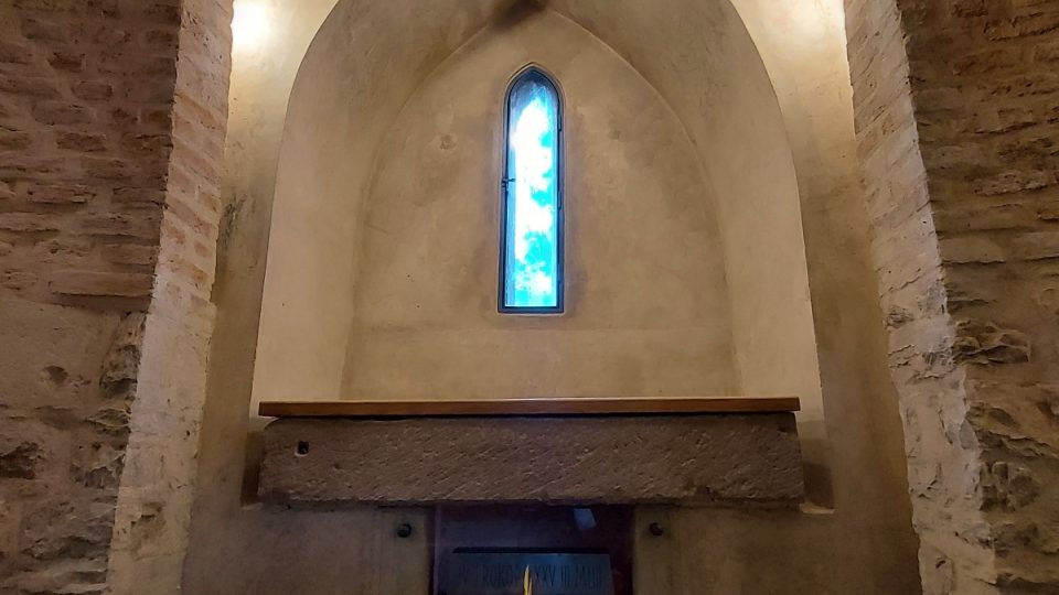 Pietní místo s relikviářerm sv. Prokopa