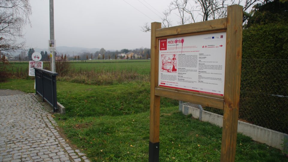 Východištěm na dětské stezky je okraj lázeňského parku