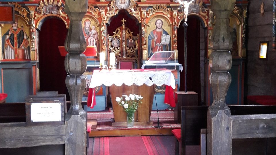 Kostelík z Podkarpatské Rusi v Kunčicích