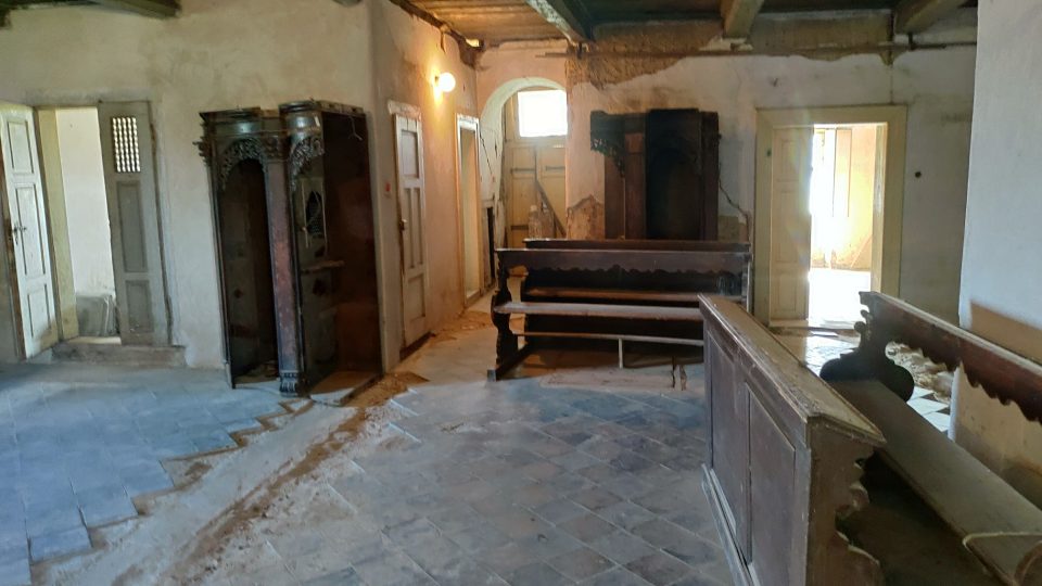 Staré děkanství v Nymburce - středová místnost