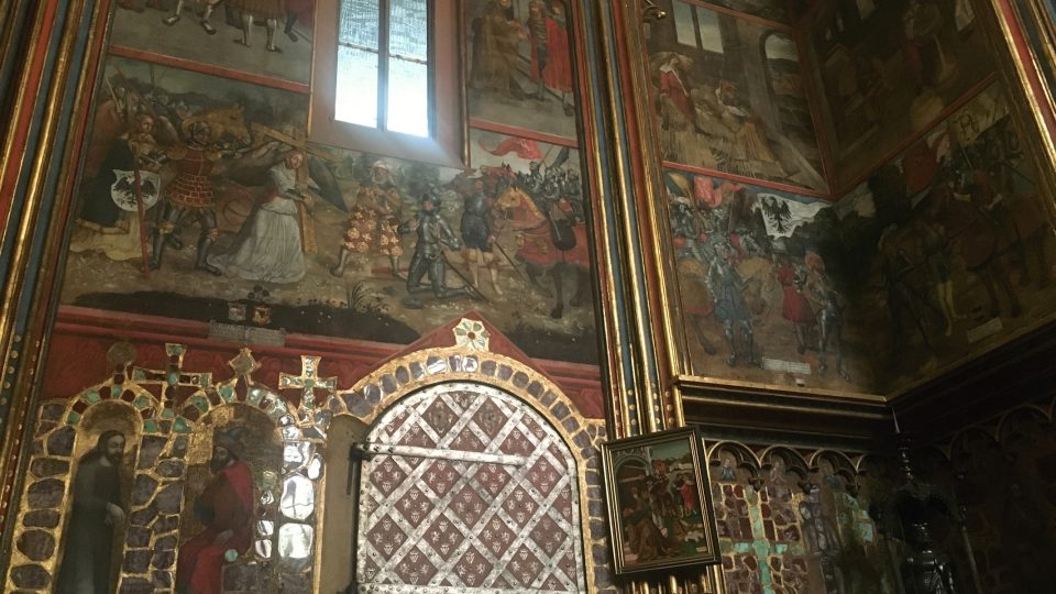 Gotické malby ve Svatováclavské kapli