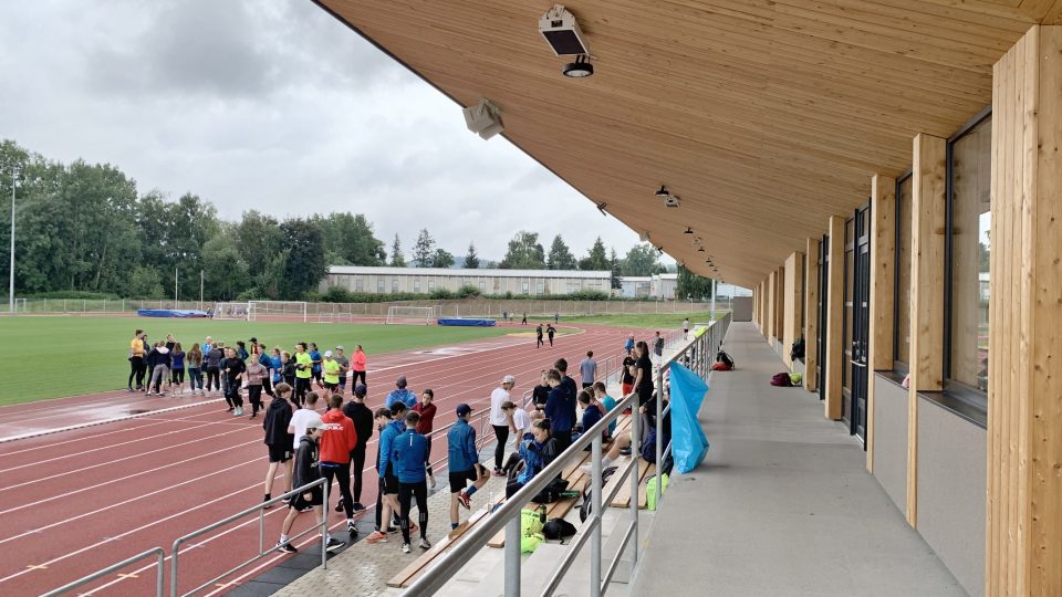 Nový běžecký atletický tunel v Benešově