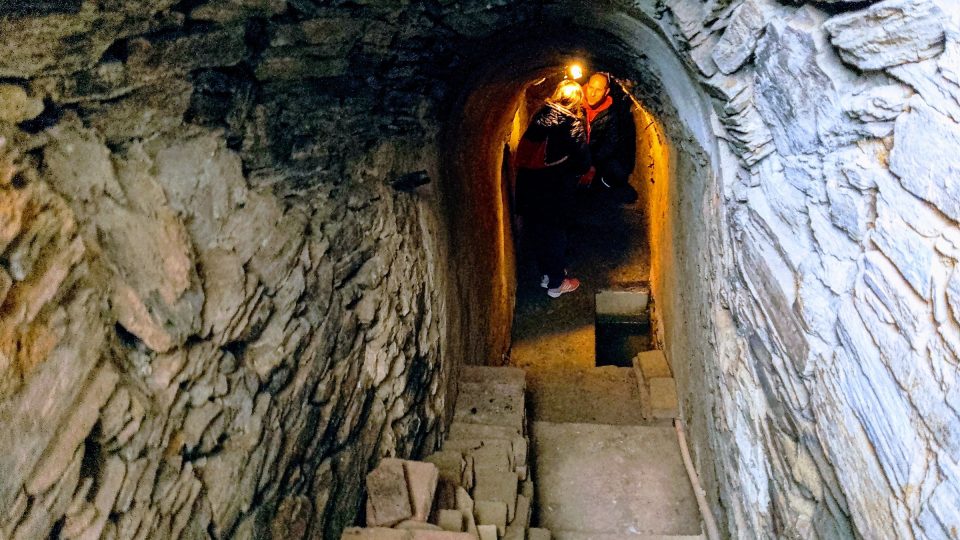 Sklepení, kde byl Říčanský poklad nalezen