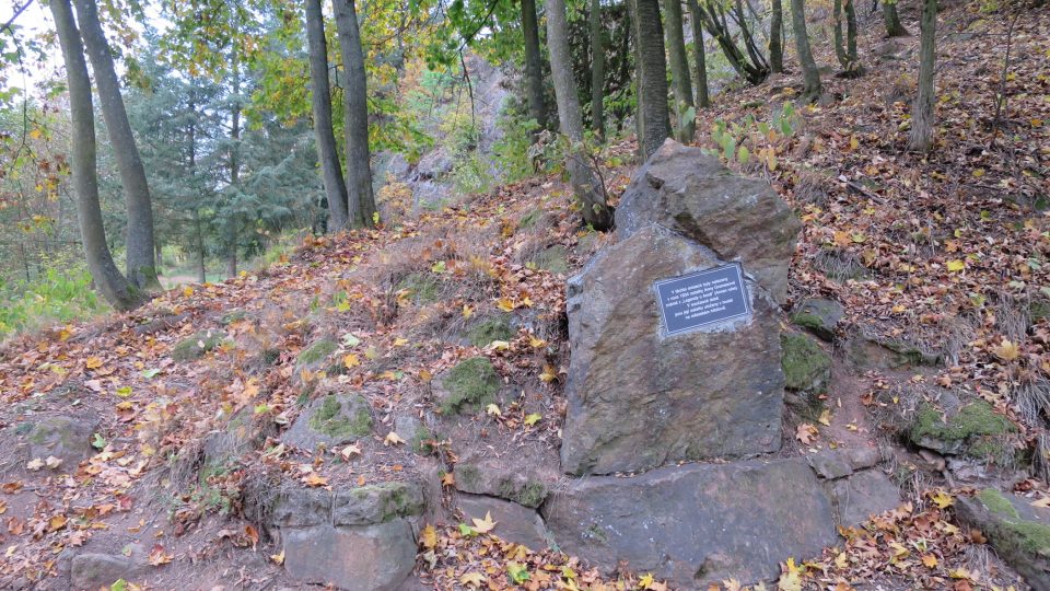 Vyhlídka U plačící Anny na úbočí Křížového vrchu v Moravské Třebové