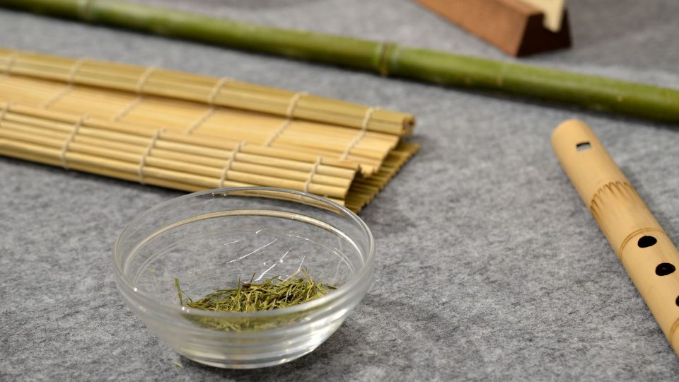 Sušený bambusový čaj