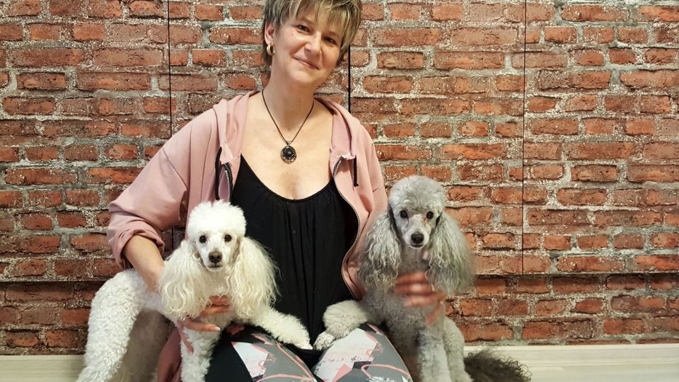 Jana Línková se svými psími kamarádkami