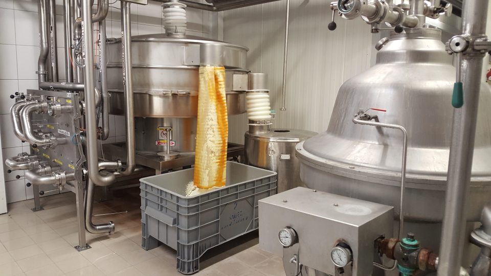 Výroba sýru Niva