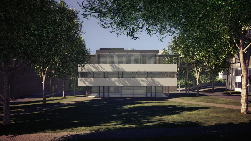 Přístavba benešovské nemocnice - vizualizace