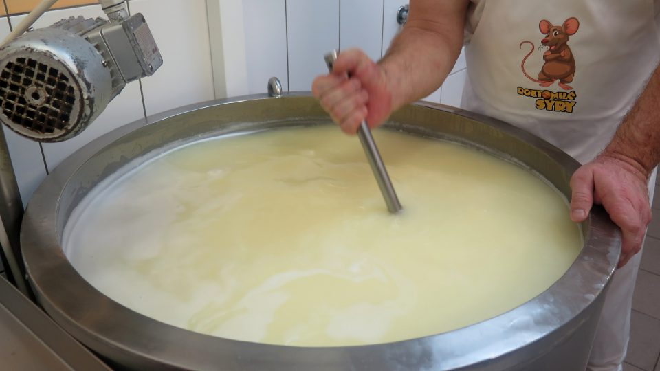 Výroba pařených sýrů 