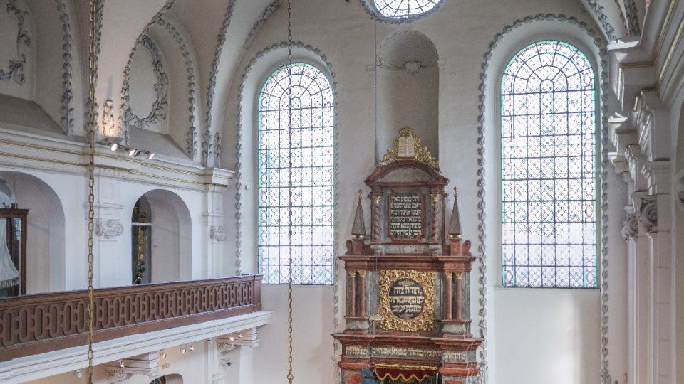 Interiér Klausové synagogy