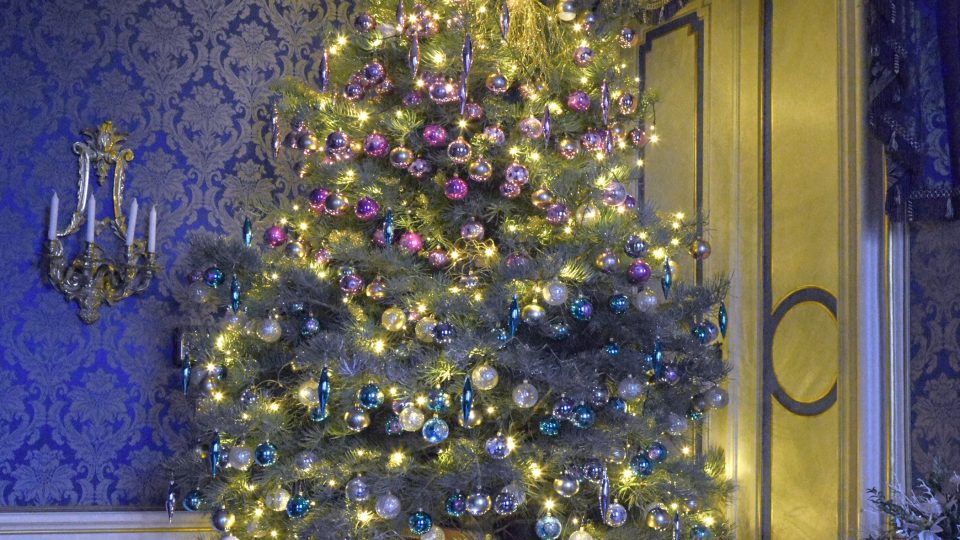 Vánoční stromeček na zámku Loučeň