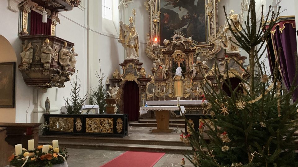 Vánočně vyzdobený areál Svatého Prokopa v Sázavě je otevřený i přes svátky