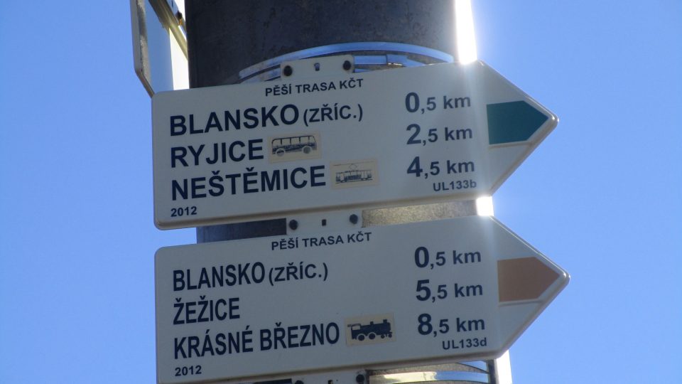 Zřícenina hradu Blansko