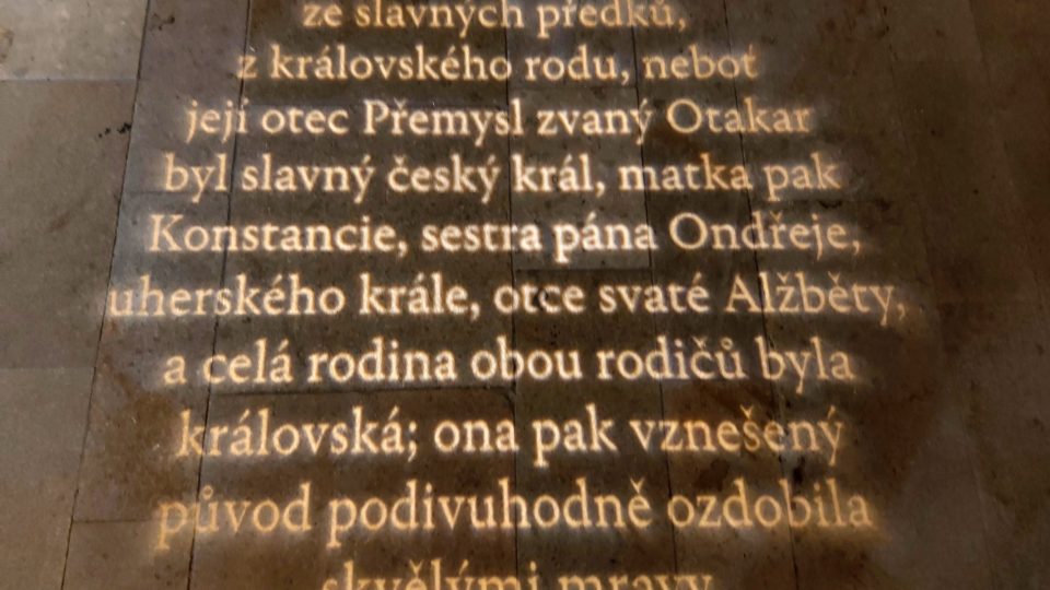 Vzpomínka na sv. Anežku Českou v NG Praha - Klášter sv. Anežky České
