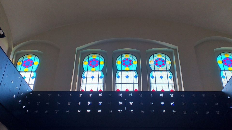 Obnovený interiér žatecké synagogy