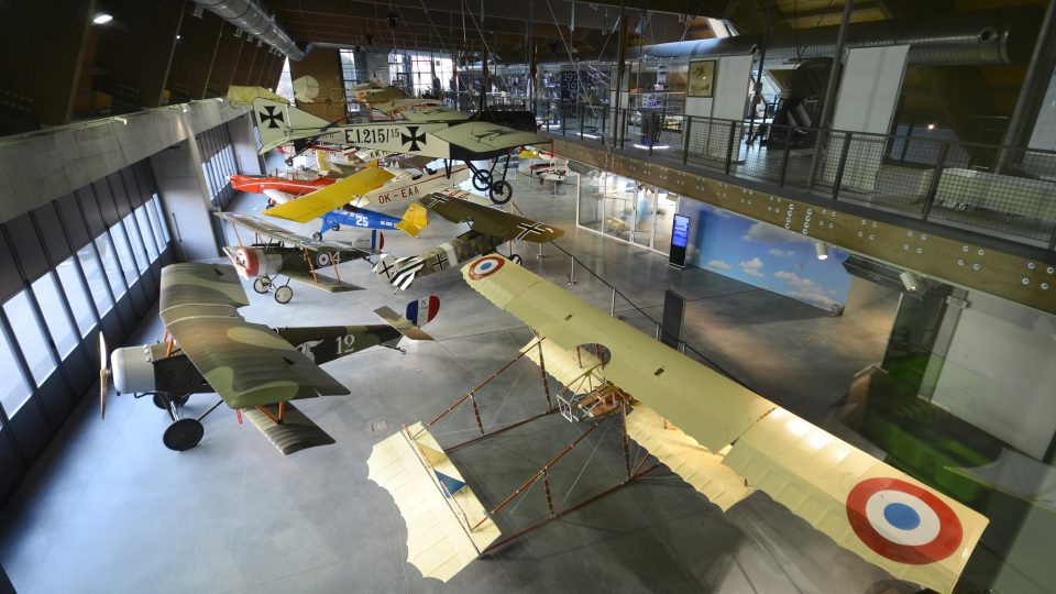 V muzeu uvidíte celou řadu historických letadel