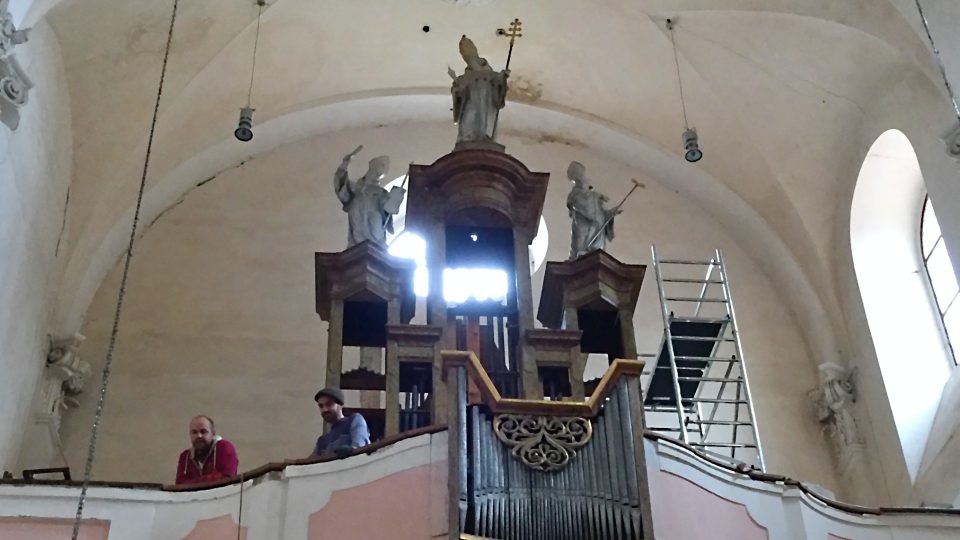 Rekonstrukce varhan v kostele Sázavského kláštera