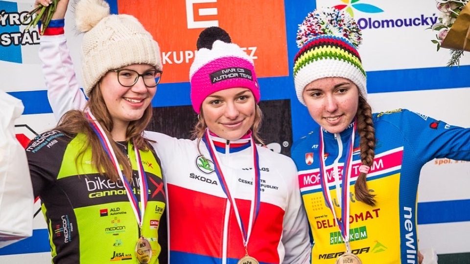 Kateřina Hladíková, vítězka cyklokrosové sezóny 2019 - kadetky