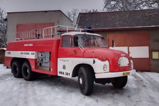 Těžkotonážní Tatra 138 | foto: Sbor dobrovolných hasičů Mšec