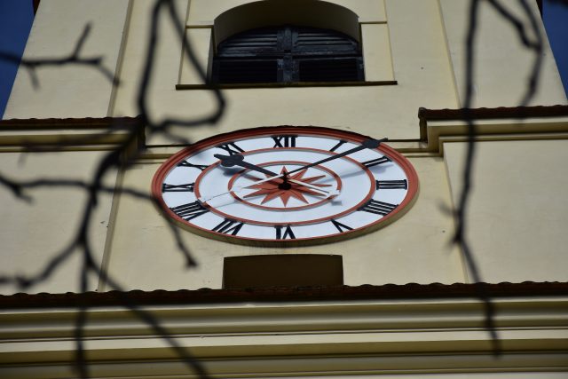 Bojkovice,  hodiny na kostele sv. Vavřince | foto: Zdeněk Urbanovský,  Český rozhlas