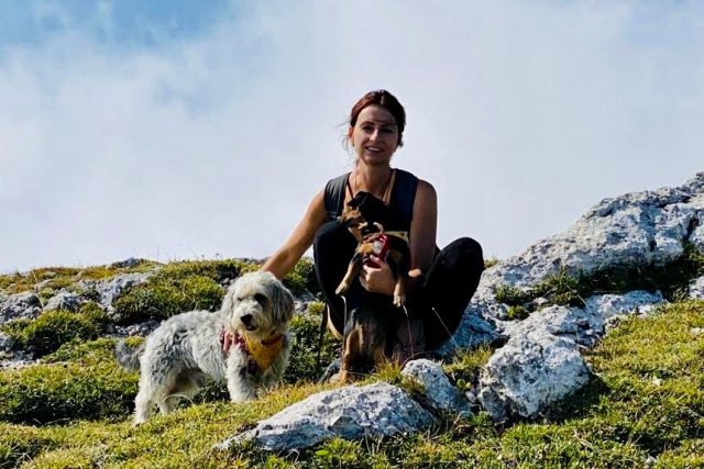 Olga Ningerová Šimonová se svými psy | foto: Olga Ningerová Šimonová