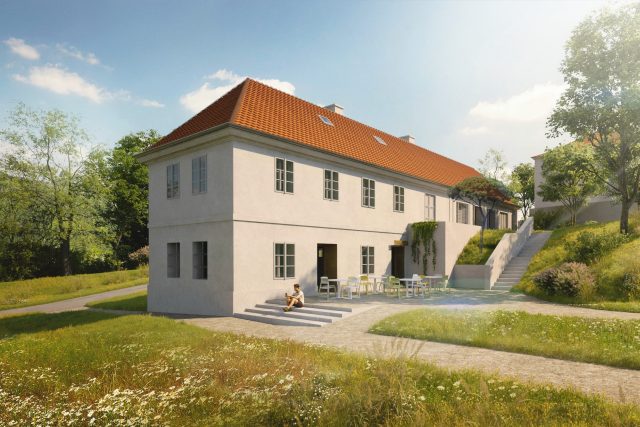 Vizualizace nové podoby usedlosti Cibulka,  domek zahradníka | foto: Nadace rodiny Vlčkových